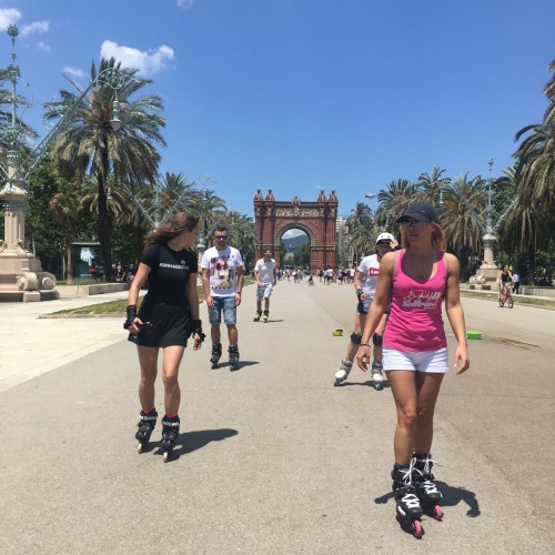 Barcelona na rolkach