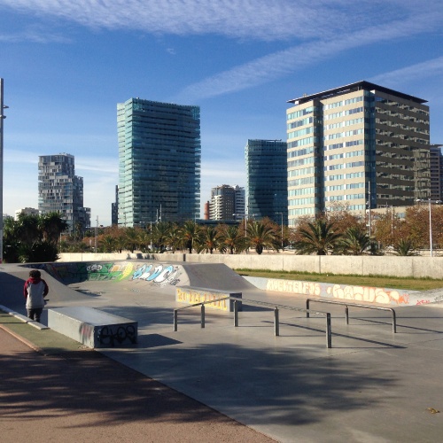 Skateparki w Barcelonie