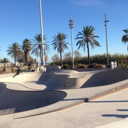 Skateparki w Barcelonie
