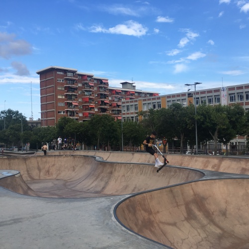 Skateparki w Barcelonie / Skateparks in Barcelona